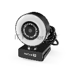 Веб-камера ExeGate eStudio EW-721 2560x1440, 30 кадр/с, USB Type-A, микрофон (2 шт, шумоподавление), автоматическая фокусировка, автоосвещение, универсальное крепление