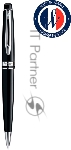 Ручка шариковая Waterman Expert 3 (CWS0951800) Black CT M, синие чернила, подарочная коробка