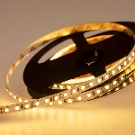 Лента LED 12 В, 8 мм, IP23, SMD 2835, 120 LED/m, 12 V,  цвет свечения теплый белый (3000 K)