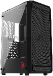 Компьютерный корпус Bloody BD-CC114 черный без БП ATX 8x120мм 1xUSB 2.0 1xUSB 3.0 audio bott PSU
