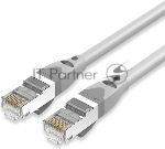 Патч-корд Vention прямой SFTP cat.6A, RJ45 - 0,3м. Серый