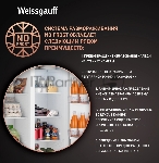 Холодильник Weissgauff WSBS 500 Inverter NoFrost Black двухкамерный 270/180л морозилка слева, No Frost, Side by Side, вид 28