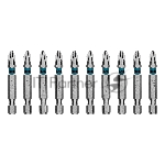 Бита Gross PH2х50мм, сталь S2, шестигр., 10 шт.