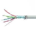 Кабель Cablexpert FPC-5004E-SOL/100, FTP indoor 4x2x0.48, CCA, кат.5е,  однож., 100м, box, серый