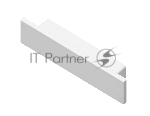 Заглушка для профиля GP8450 WH белый 23.8*6