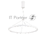 Подвесной светодиодный светильник Ambrella light FL5855 WH белый 40W 3000K/4200K/6400K D800*860 (без ПДУ)