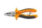 Плоскогубцы Sparta Comfort 180 мм, комбинированные шлифованные, двухкомпонентные рукоятки