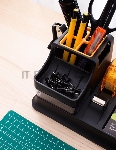 Органайзер настольный Deli E38252A 260x103x150мм, черный, вид 5