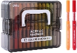 Набор маркеров Deli EC194-48 Color Emotion круг. пулевидный пиш. наконечник 48цв. (48шт.) пластиковая коробка, вид 5