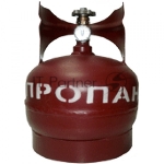 Баллон газовый стальной с вентилем баллонным Крым, 5 л