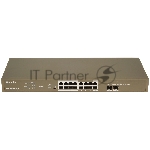 Коммутатор Tenda TEG1118P-16-250W, 16×1 Гбит/с PoE + 2×1 Гбит/с SFP, неуправляемый