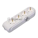 Колодка удлинителя 4-м с заземл. защ. шторки Makel N4210000