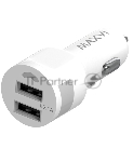 Автомобильное зарядное устройство Maxvi CCM-212 Plus M white 2.1A