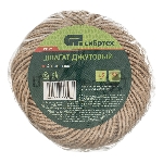 Шпагат джутовый Сибртех 1,5 мм, L 90 м, 4-ниточный,