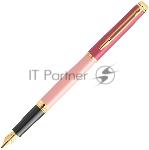 Ручка перьевая Waterman Hemisphere Colour Blocking (2179896) Pink GT сталь нержавеющая/позолота F подар.кор.