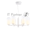 Подвесной светодиодный светильник Ambrella light LH11107/6 WH/FR белый/белый матовый 24W 3000K D630*280