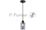 Светильник Ambrella light TR3695 BK/SM черный/дымчатый E27 max 40W D100*1000
