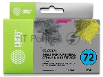 Картридж струйный Cactus CS-C9371 №72 фото голубой (130 мл.) для HP DJ T610/T620/T770/T1100/T1100/T1120/T1200