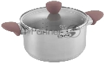 Кастрюля Rondell Bueno RDS-1587 (ST) стальной 1587 Кастрюля с/кр 20 см 2,8 л Bueno Rondell