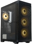 Компьютерный корпус HSPD M520, Mesh Mid Tower, черный, slide TG, 0.45 SPCC, 4x120мм ARGb ATX, mATX, mITX 160/330/184мм 2x2.5", -, 7xPCI 2xUSB-A 3.0, 1xUSB-A 1.0 390x200x449мм