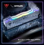 Оперативная память Patriot Viper Xtreme 5, DDR5, 32Gb (2x16Gb), 8000MHz, CL38, DIMM, с радиаторами, RGB, серебристый, вид 20