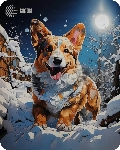 Коврик для мыши Cactus Corgi 300x250x3мм (CS-MP-D13M)