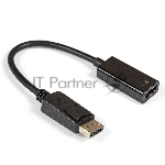 Кабель-переходник ExeGate EX284921RUS DisplayPort-HDMI ExeGate EX-DPM-HDMIF-0.15 (20M/19F, 0,15м)