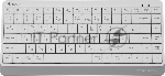 Клавиатура беспроводная A4Tech Fstyler FBK11 USB, Bluetooth/Радиоканал, белый/серый
