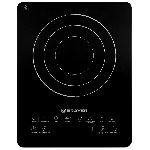 Плита настольная электрическая BRAYER BR2800 черный, 2.2 кВт, индукция, конфорки - 1, стеклокерамика, сенсор