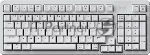 Клавиатура Logitech K868 гибридная, USB Type-A, Bluetooth, радиоканал, белый