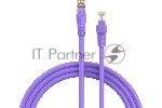 Патч-корд Vention прямой SFTP cat.6A, RJ45 - 0,3 м. Фиолетовый