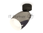 Комплект поворотного светильника Ambrella light XM1123006 DCH/SBK/FR черный хром/черный песок/белый матовый MR16 GU5.3 (A2210, C1123, N7165)