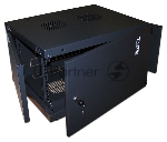 Шкаф коммутационный Lanmaster Next (TWT-CBWNM-18U-6X6-BK) 18U 550x600 мм пер. дв. металл 60 кг черный