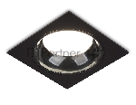 Светильник Ambrella light TN52342 SBK/GBK черный песок/черный глянец GX53 max 12W 115*115*25