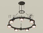 Светильник Ambrella light XR92051503/7 SBK/PPG черный песок/золото розовое полированное GX53 (A9205, C9238, N8126)