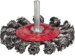 Кордщетка STAYER 35115-075_z01дисковая для дрели плетеные пучки проволоки 0.5мм 75мм