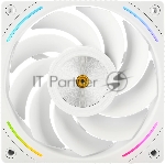 Кулер для корпуса Thermalright TL-K12RW Reverse (120x120x25mm, 4-pin PWM, ARGB, 69CFM, 27dBA, 2150RPM, White)