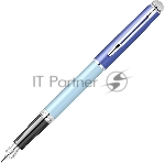 Ручка перьевая Waterman Hemisphere Colour Blocking (2179924) Blue CT сталь нержавеющая F подар.кор.
