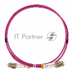 Кабель оптический REXANT 50-2611-5 Патч-корд волоконно-оптический (шнур) MM 50/125 (OM4), LC/UPC–LC/UPC, duplex, 3mm, LSZH 5м REXANT