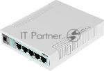 Коммутатор MikroTik CSS106-5G-1S 5PORT 1000M