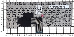 Клавиатура для ноутбука Lenovo V490 V490U V490UA черная с серебристой рамкой
