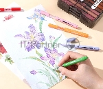 Набор маркеров Deli EC194-60 Color Emotion круг. пулевидный пиш. наконечник 60цв. (60шт.), вид 3