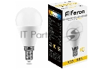 Лампа светодиодная Feron LB-950 13Вт Е14 теплый матовый шар