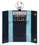 Ключница Piquadro Blue Square PC1397B2/BLU2 синий натур.кожа