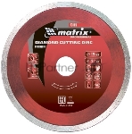 Диск алмазный отрезной сплошной, 125 х 22,2 мм, влажная резка  Matrix