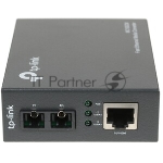 Медиаконвертер TP-Link SMB MC100CM 10/100Mbps RJ45 to 100Mbps multi-mode SC fiber Converter, Full-duplex,up to 2Km, switching power adapter, chassis mountable, вид 12