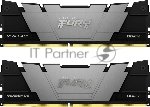 Оперативная память Kingston Fury Renegade, DDR4, 16GB (2x8GB), 3200MHz, CL16, DIMM, с радиатором, серый/черный