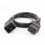 Шнур сетевой Rexant IEC 320 C19 – IEC 320 C20 3x1,5мм², длина 1,8м