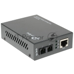 Медиаконвертер TP-Link SMB MC100CM 10/100Mbps RJ45 to 100Mbps multi-mode SC fiber Converter, Full-duplex,up to 2Km, switching power adapter, chassis mountable, вид 11
