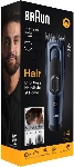 Машинка для стрижки Braun HC5550 черный (насадок в компл:2шт)